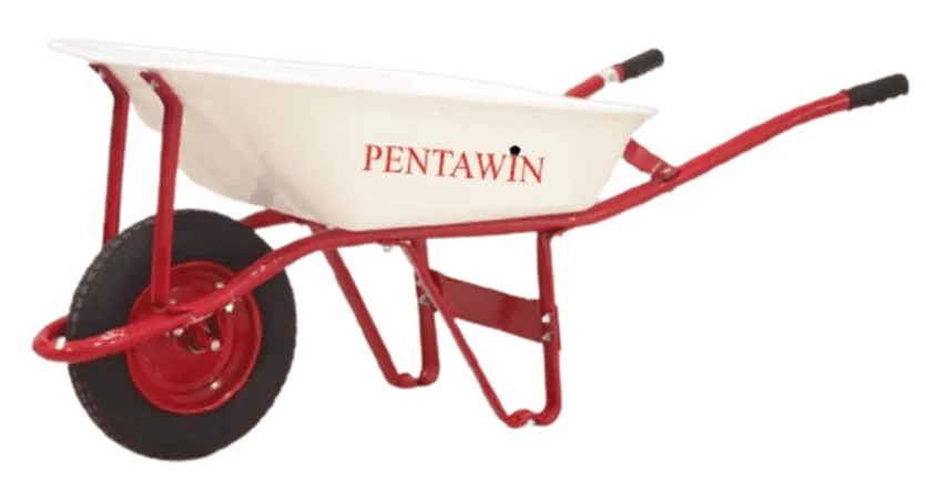 Angkong Roda Standar Bak Besi / Wheelbarrow Standard Tyre Iron Bucket